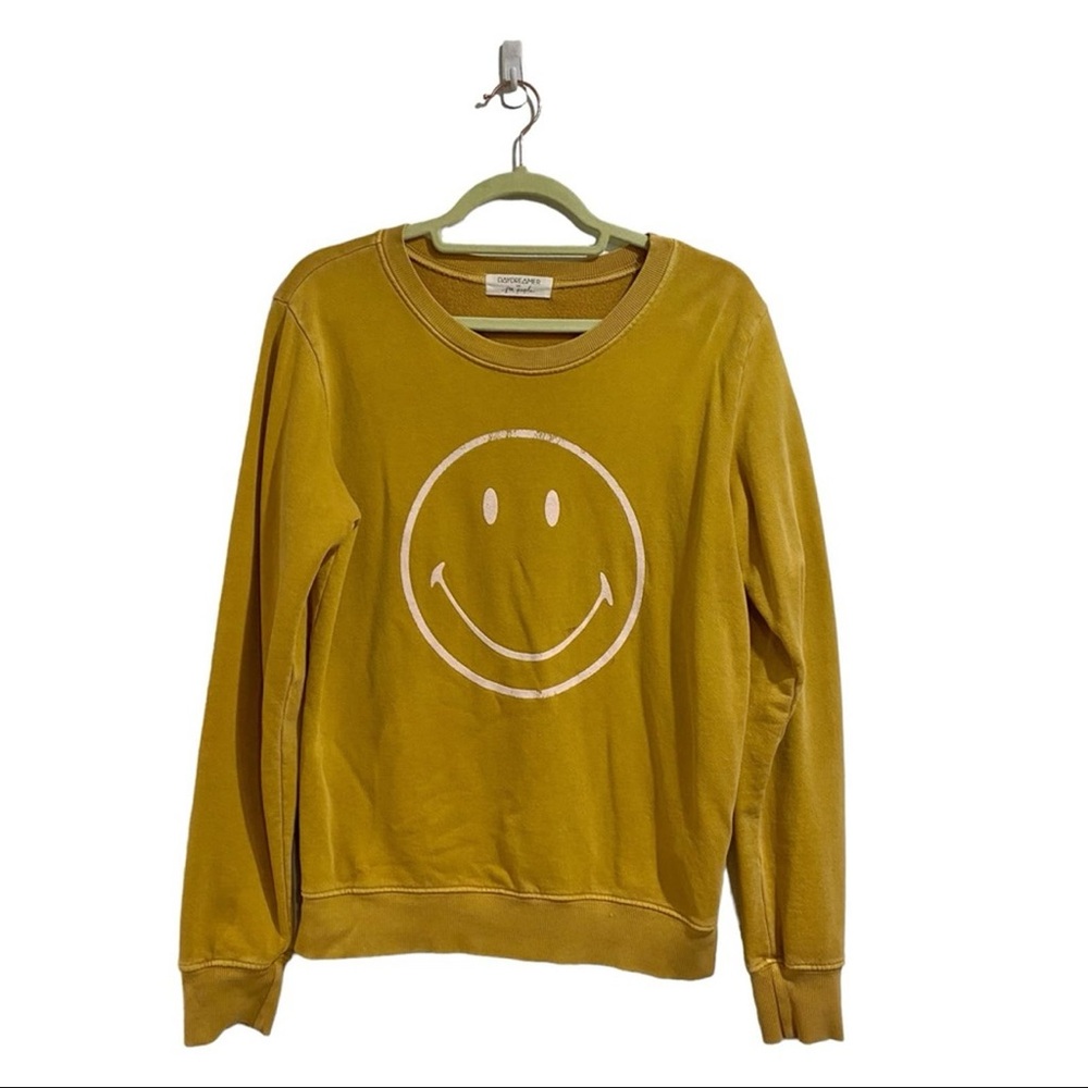 Daydreamer for Free People Smiley Sweatshirt